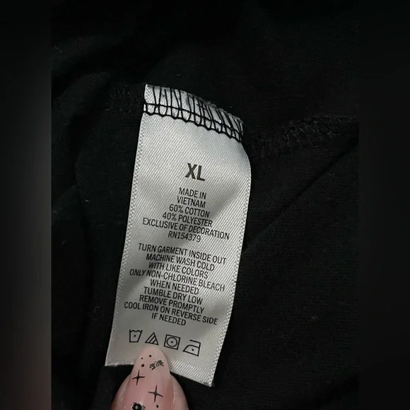 Aeropostale crewneck T-shirt circle logo size extra large, black soft - Picture 7 of 7